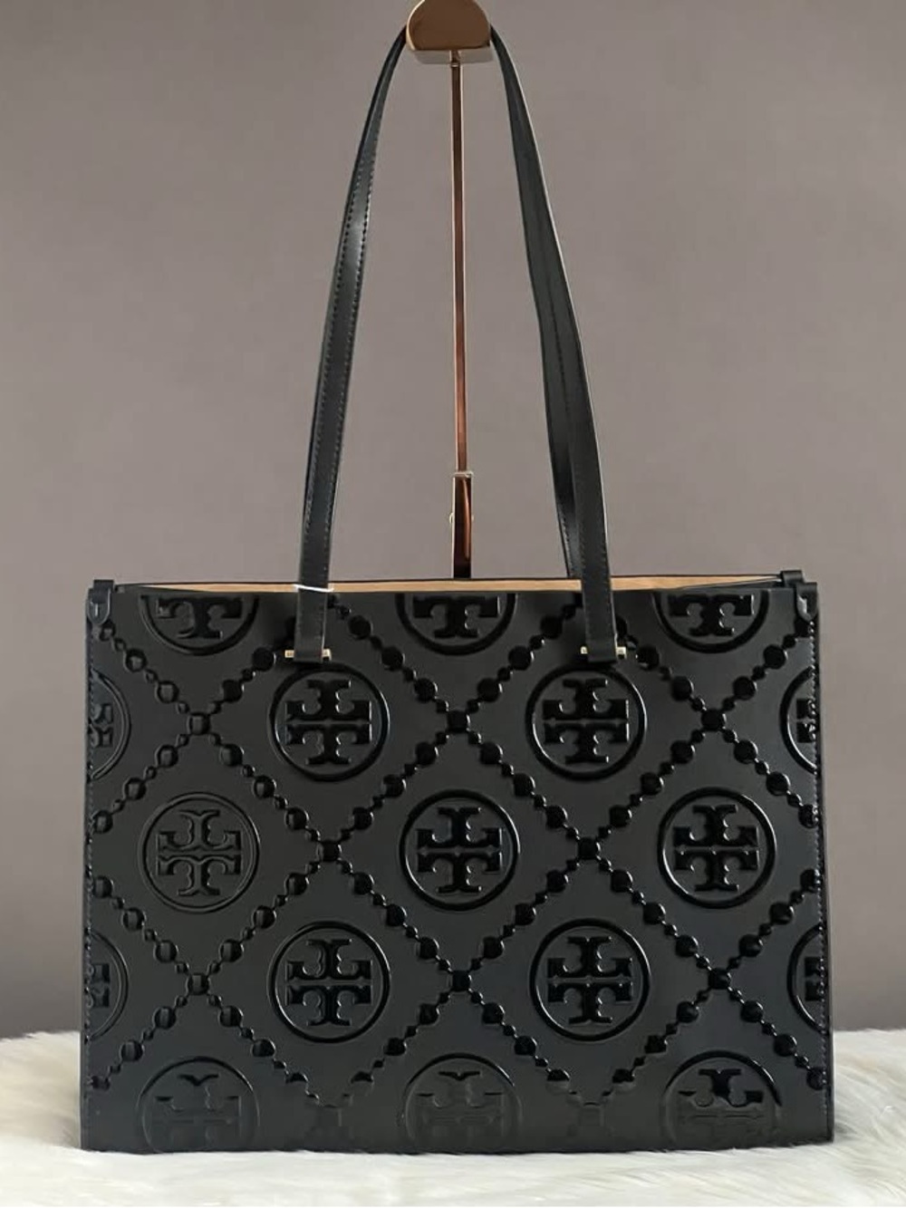 141646 - Tory Burch T Monogram Embossed Tote